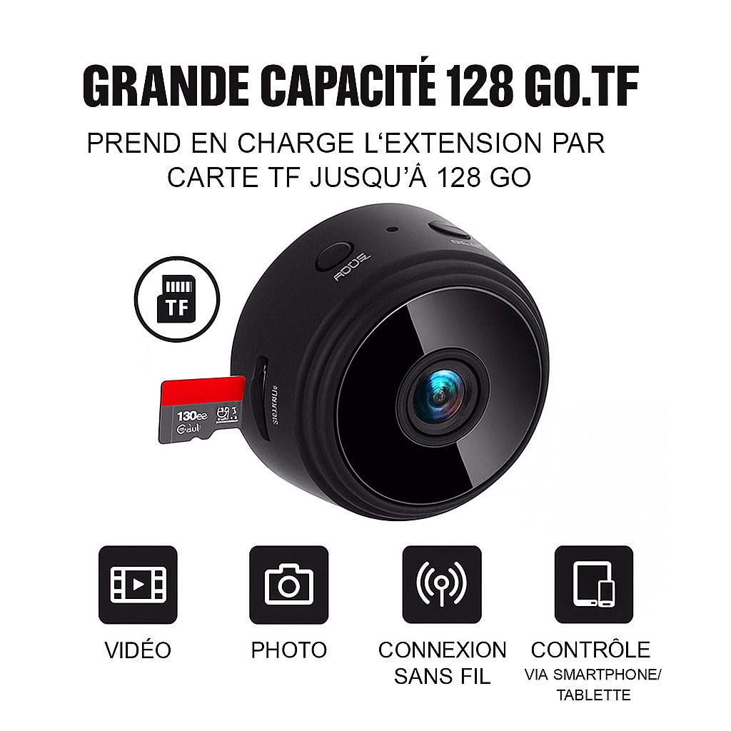 Mini caméra de surveillance WiFi