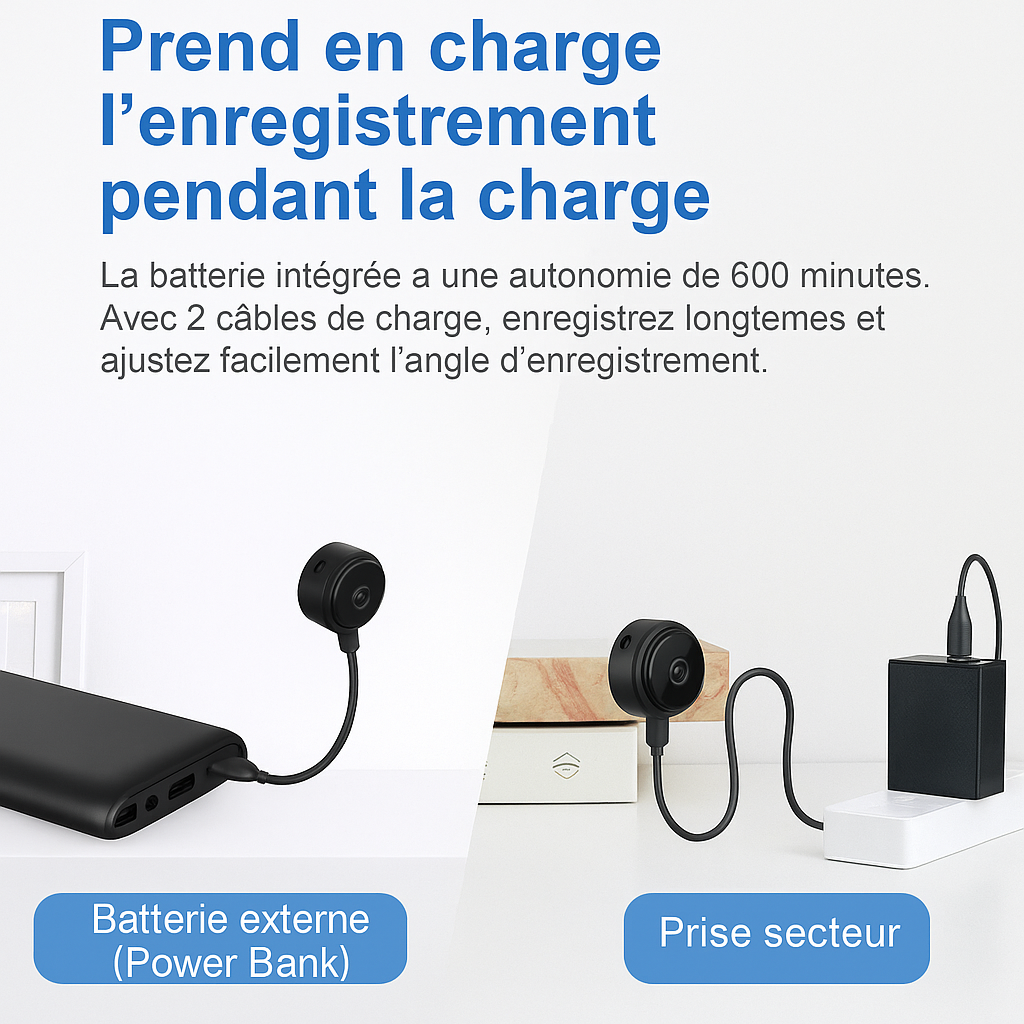 Mini caméra de surveillance WiFi