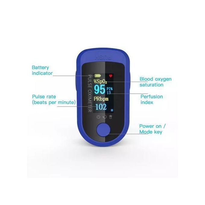 Pack De 2 Pcs Oxymètre de pouls portable avec écran OLED Ça mesure pas Glycémie