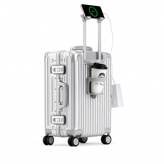 Valise de Voyage Premium – Aluminium & Technologie Intelligente