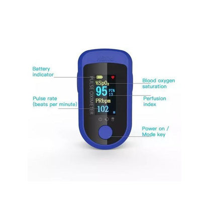 Pack De 2 Pcs Oxymètre de pouls portable avec écran OLED Ça mesure pas Glycémie
