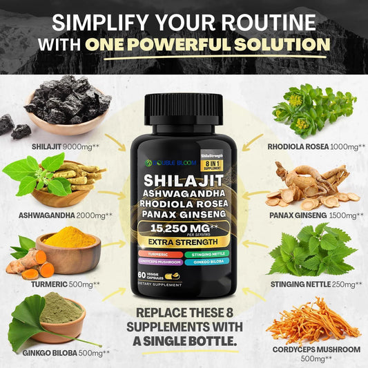 Capsules Shilajit pur de l'Himalaya