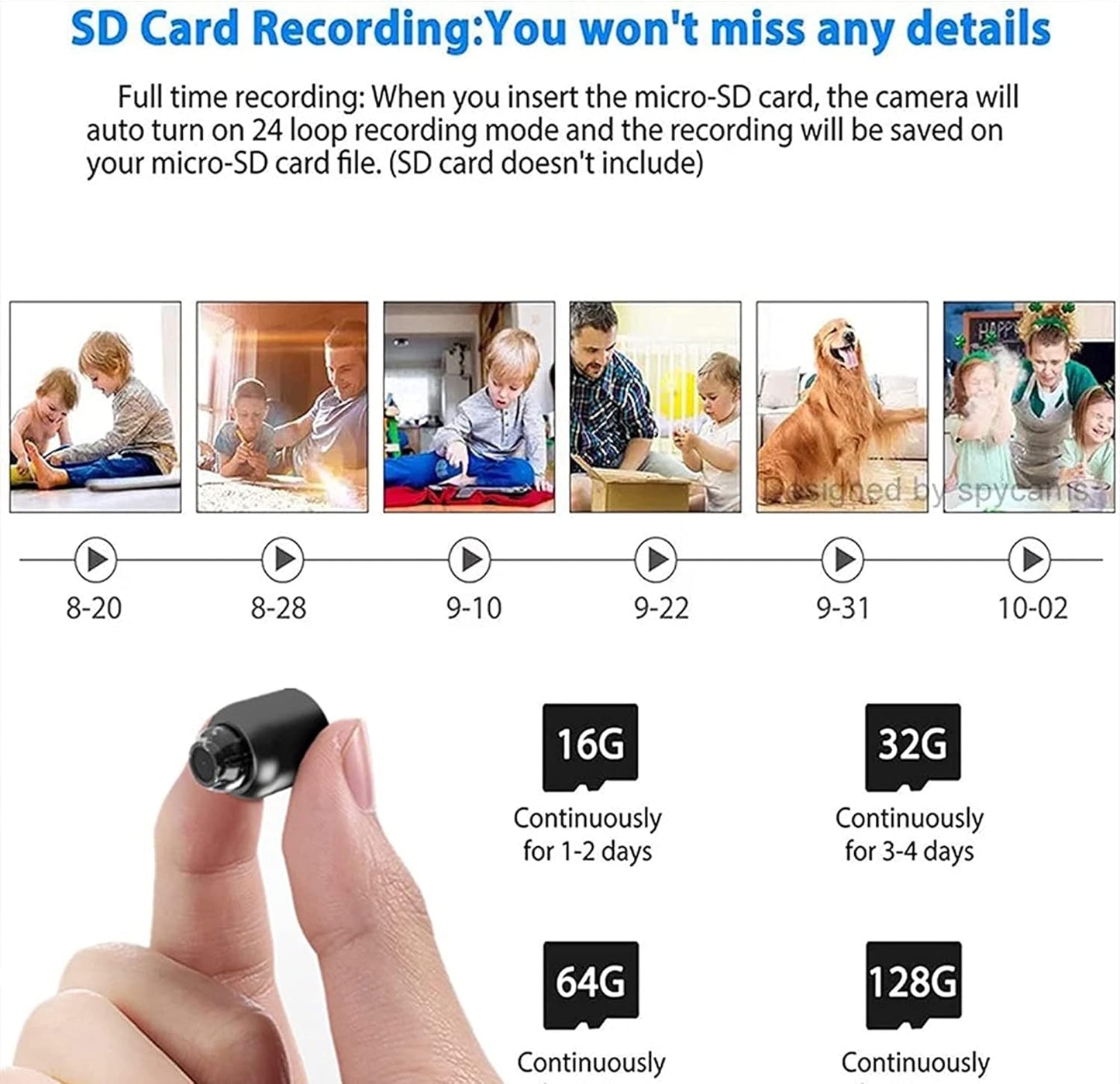 Mini caméra espion et surveillance