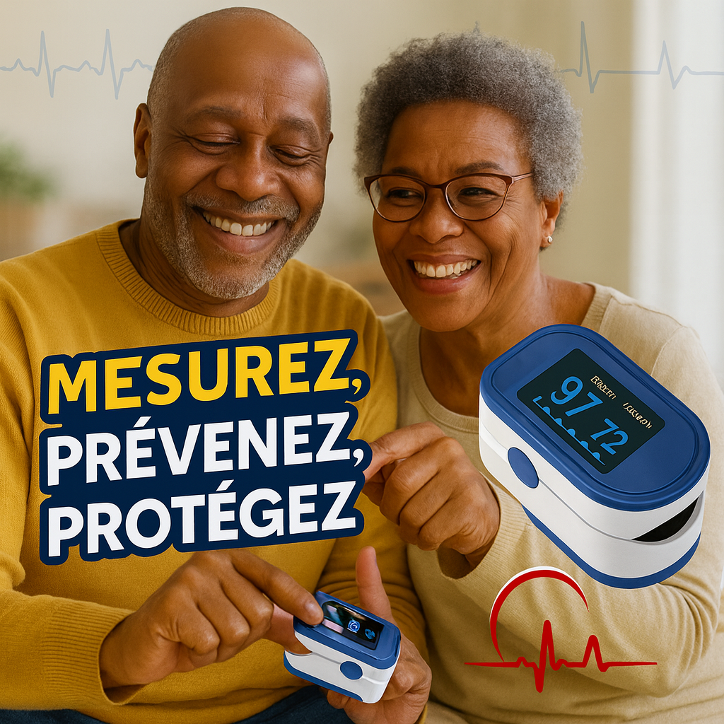 Oxymètre de pouls portable avec écran OLED