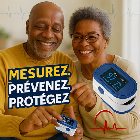 Oxymètre de pouls portable avec écran OLED