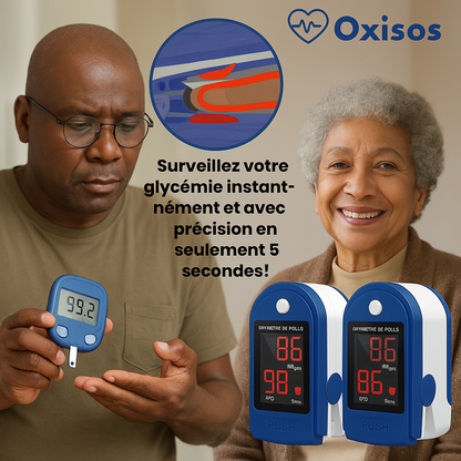 Oxymètre de pouls portable avec écran OLED