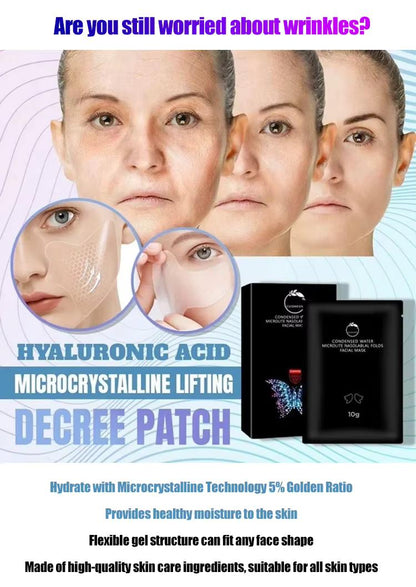 Autocollants d'elimination Des Rides Du Visage