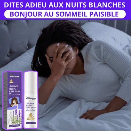 Spray d'oreiller relaxant à la lavande